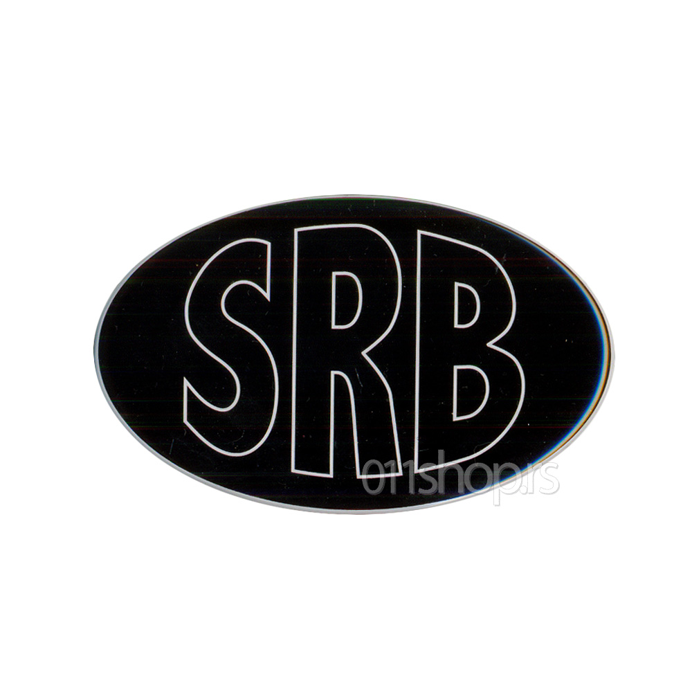 3D magnet - SRB (crni)
