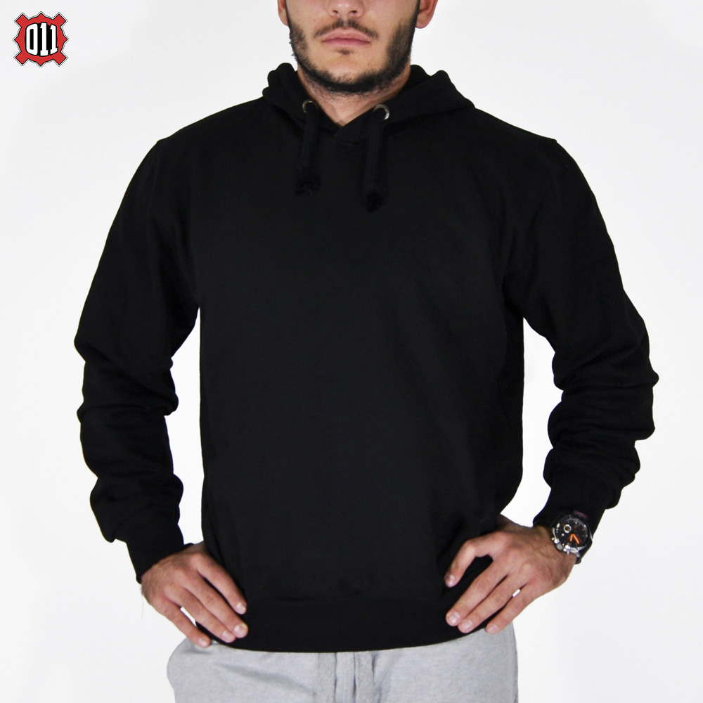 Sweater 011 - with hood (Black)