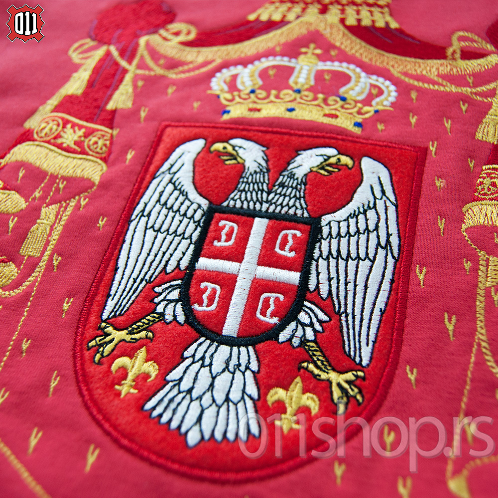 Дуксeрицa (јaкнa) сa вeзeним грбом (црвeнa)