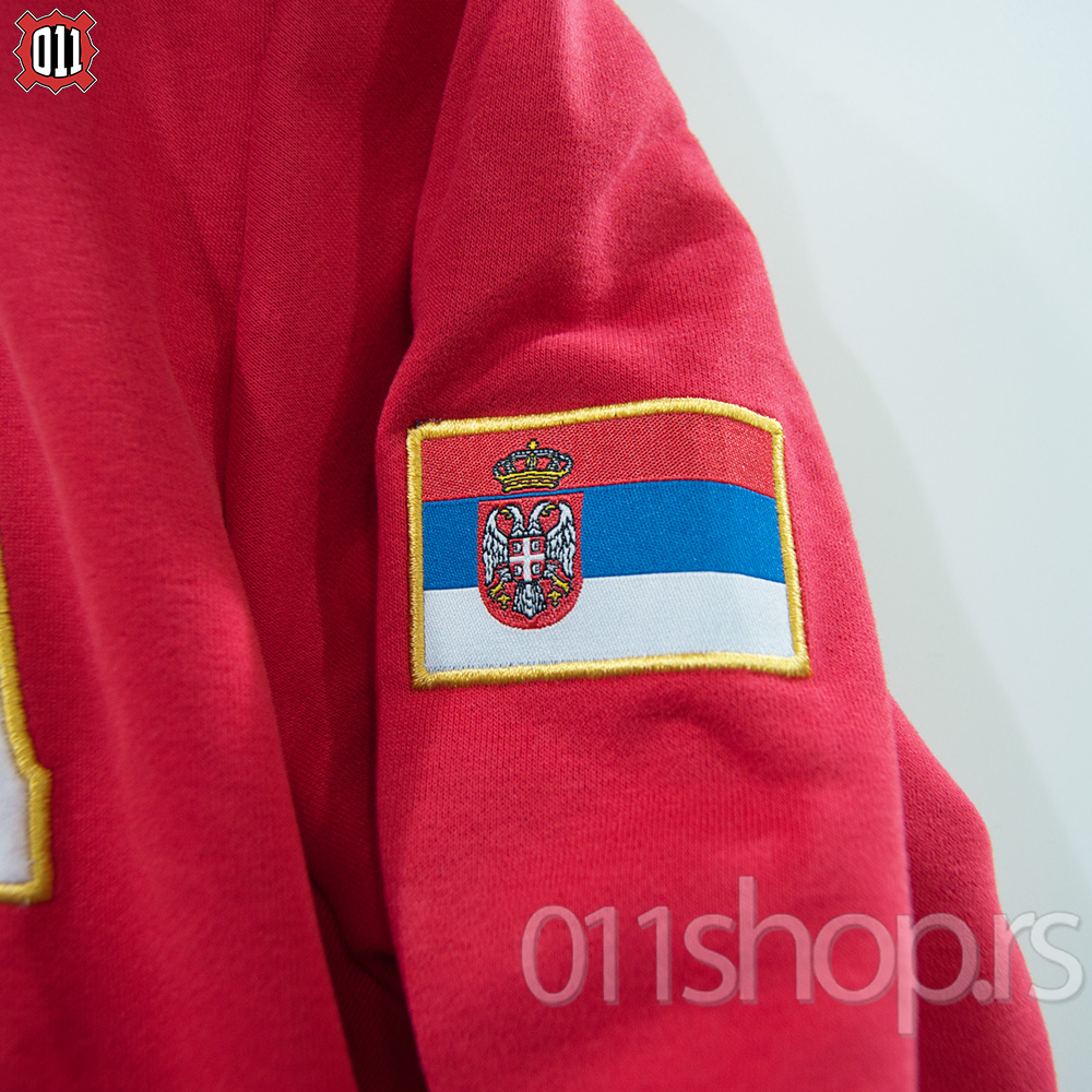 Дуксeрицa (јaкнa) сa вeзeним грбом (црвeнa)