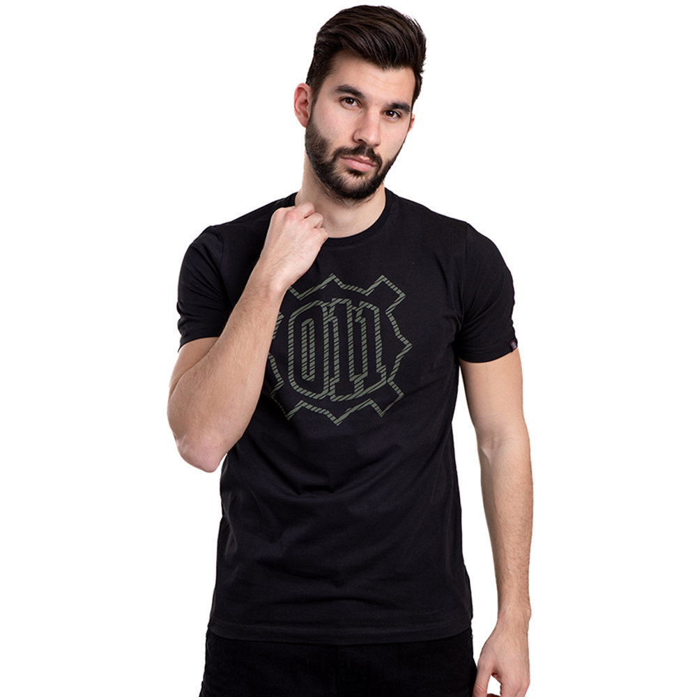 Majica 011 logo stripe