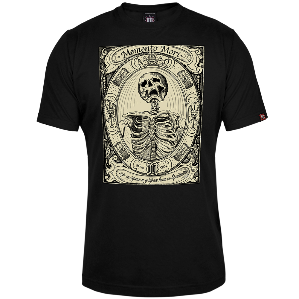 Majica Memento Mori - jer si prah i u prah ćeš se vratiti