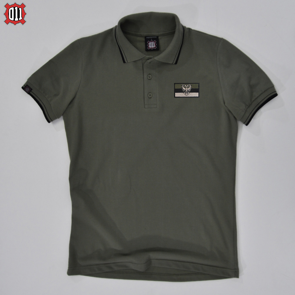 Polo majica izvezenom zastavicom