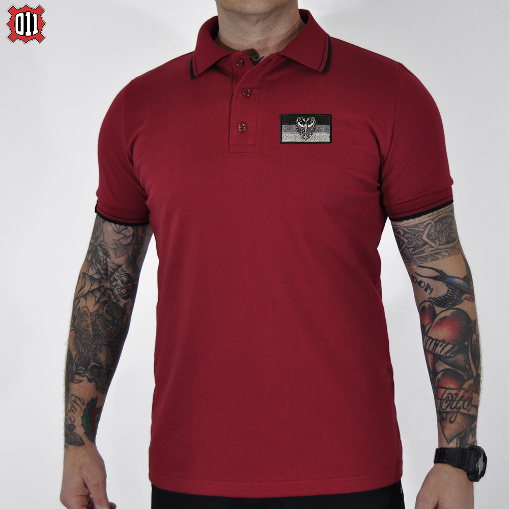Polo majica izvezenom zastavicom