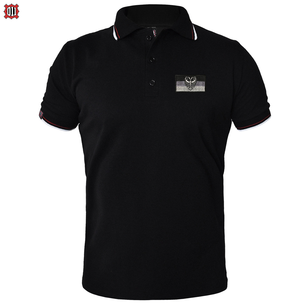 Polo majica izvezenom zastavicom