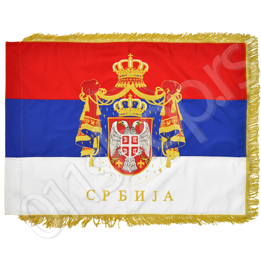 Zastava vezena - plašt (100cmx60cm)