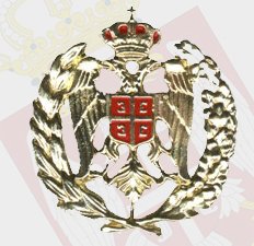 Srpska kokarda sa vencem