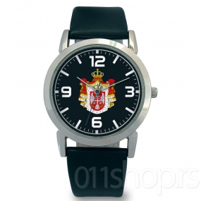 Rucni sat Grb Srbije - Crni 2