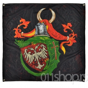 Zastava Grb Lazarevića (100 cm X 100 cm)
